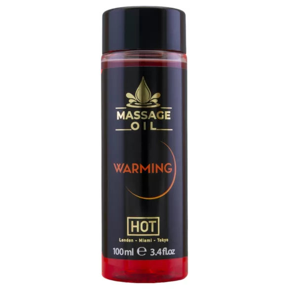 HOT - olio da massaggio riscaldante - cura della pelle - 100ml