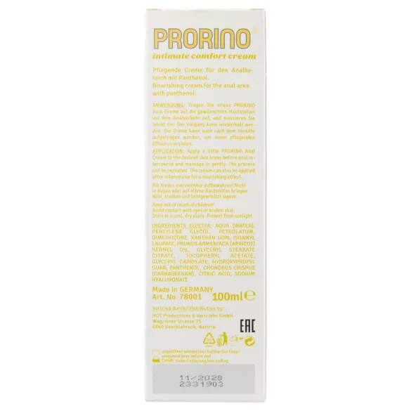 HOT - crema anale lenitiva - 100ml