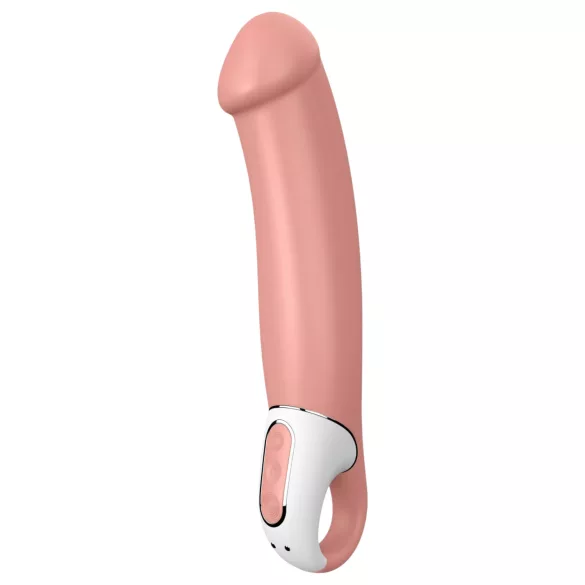Satisfyer Master - vibratore ricaricabile impermeabile - color naturale