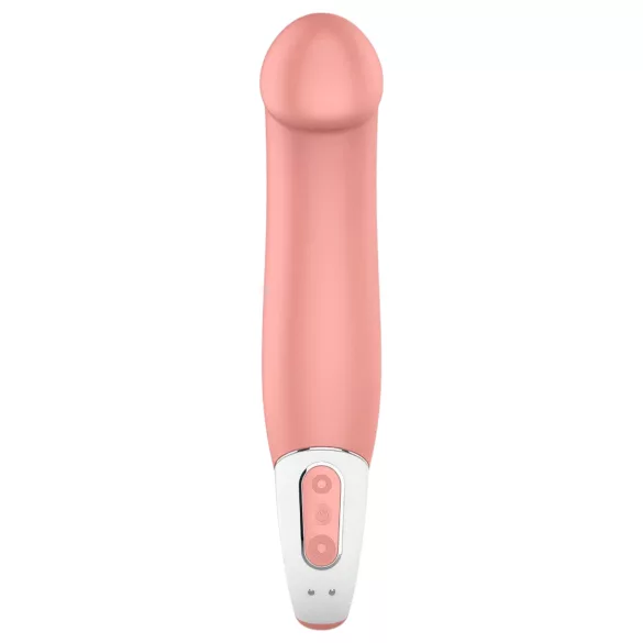 Satisfyer Master - vibratore ricaricabile impermeabile - color naturale