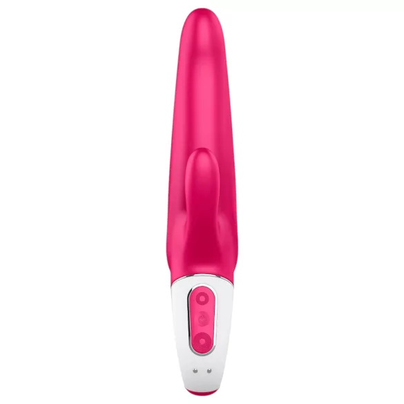 Satisfyer Mr. Rabbit - vibratore impermeabile con stimolatore clitorideo (rosa)