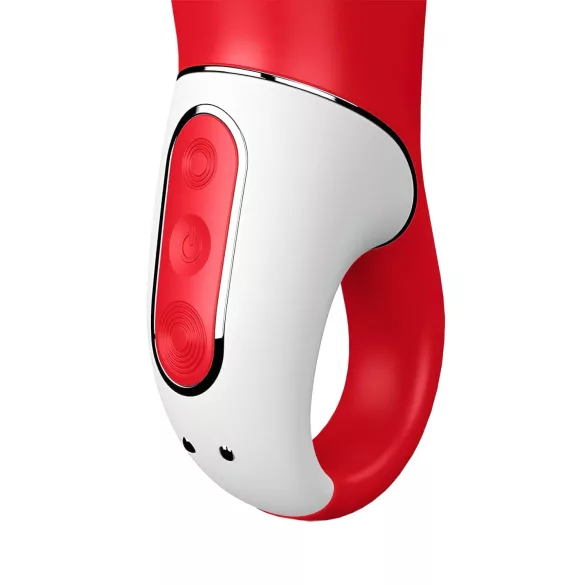 Satisfyer Power Flower - vibratore ricaricabile impermeabile - rosso