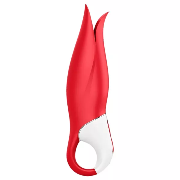 Satisfyer Power Flower - vibratore ricaricabile impermeabile - rosso