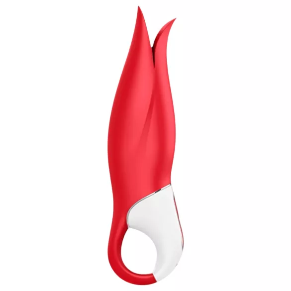 Satisfyer Power Flower - vibratore ricaricabile impermeabile - rosso