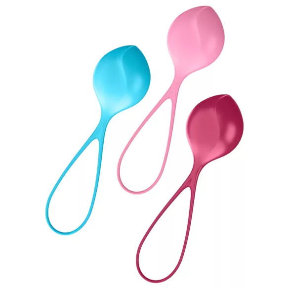 Satisfyer - set palline geisha - rafforzamento pavimento pelvico - 3 pezzi