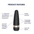 Satisfyer Pro 3+ - Vibratore Stimolatore Clitorideo Impermeabile (Nero)