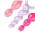 Satisfyer Booty Call - set plug anale - silicone colorato 3 pezzi