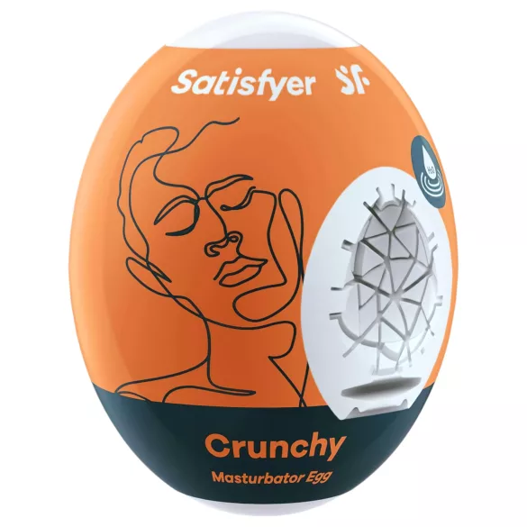 Satisfyer Egg Crunchy - masturbatore a forma di uovo - 1 pezzo
