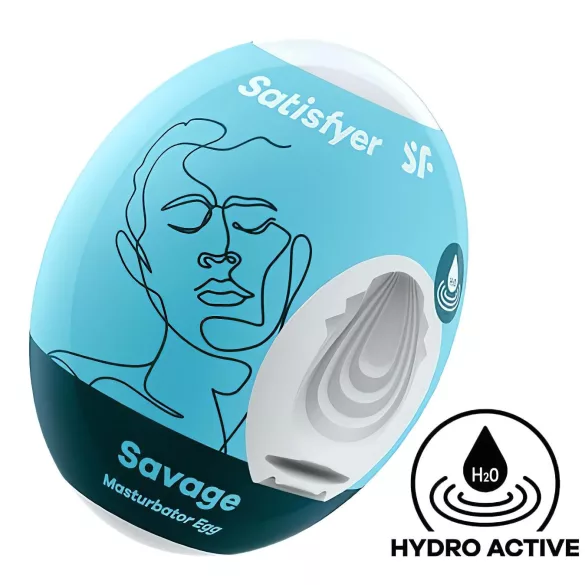 Satisfyer Egg Savage - masturbatore a uovo - silicone - 1 pezzo