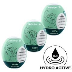   Satisfyer Egg Riffle - masturbatore a forma di uovo - set 3 pezzi
