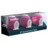 Satisfyer Egg Bubble - masturbatore a uovo - confezione 3 pezzi