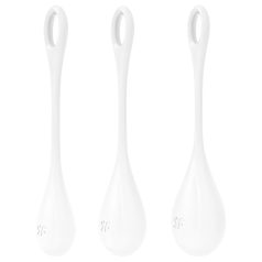   Satisfyer Yoni Power 1 - set palline vaginali - bianco - 3 pezzi