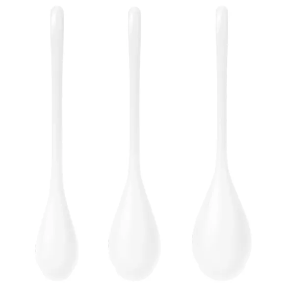 Satisfyer Yoni Power 1 - set palline vaginali - bianco - 3 pezzi