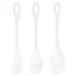 Satisfyer Yoni Power 1 - set palline vaginali - bianco - 3 pezzi