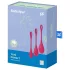 Satisfyer Yoni Power 1 - set palline vaginali - silicone rosso 3 pezzi