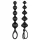 Satisfyer Love Beads - set di dildo anale con perle - silicone nero