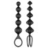 Set di Dildo Anali Satisfyer Love Beads - Perline (Nero)