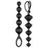 Satisfyer Love Beads - set di dildo anale con perle - silicone nero