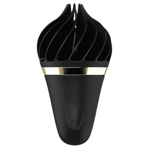 Satisfyer Sweet Treat - vibratore clitoride rotante ricaricabile - nero