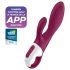 Satisfyer Heated Affair - vibratore clitorideo riscaldante - silicone rosso
