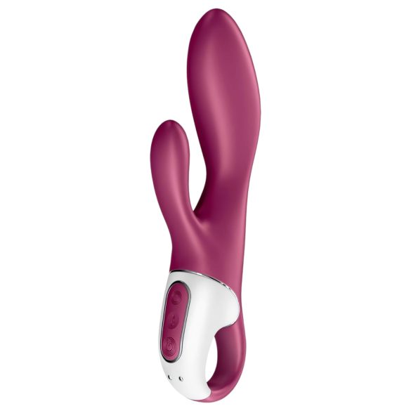 Satisfyer Heated Affair - vibratore clitorideo riscaldante - silicone rosso