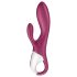 Satisfyer Heated Affair - vibratore clitorideo riscaldante - silicone rosso