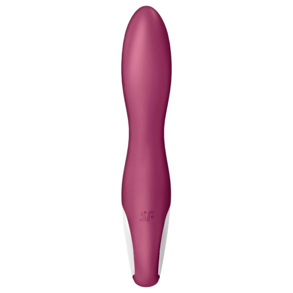 Satisfyer Heated Affair - vibratore clitorideo riscaldante - silicone rosso