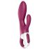 Satisfyer Heated Affair - vibratore clitorideo riscaldante - silicone rosso