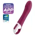 Satisfyer Big Heat - vibratore punto G riscaldante ricaricabile - rosso