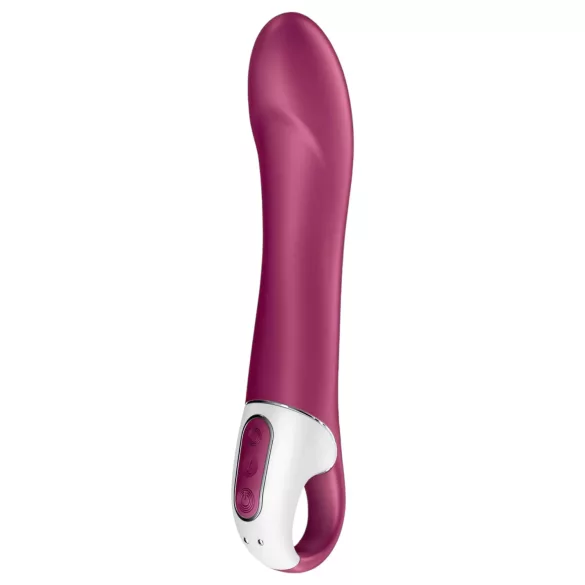 Satisfyer Big Heat - vibratore punto G riscaldante ricaricabile - rosso