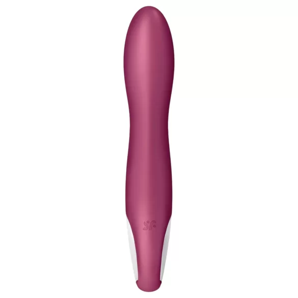 Satisfyer Big Heat - vibratore punto G riscaldante ricaricabile - rosso