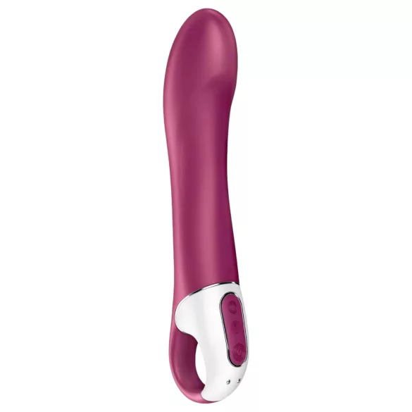 Satisfyer Big Heat - vibratore punto G riscaldante ricaricabile - rosso