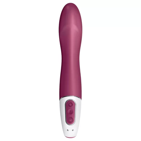 Satisfyer Big Heat - vibratore punto G riscaldante ricaricabile - rosso