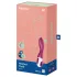 Satisfyer Heated Thrill - Vibratore riscaldante controllato tramite app (rosso)
