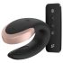 Satisfyer Double Love - Massaggiatore Intimo Intelligente a Doppia Stimolazione (nero)