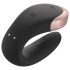 Satisfyer Double Love - Massaggiatore Intimo Intelligente a Doppia Stimolazione (nero)