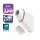 Satisfyer Love Triangle - stimolatore clitorideo a onde d’aria smart - bianco