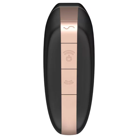 Satisfyer Love Triangle - succhia clitoride a onde d’aria smart - nero