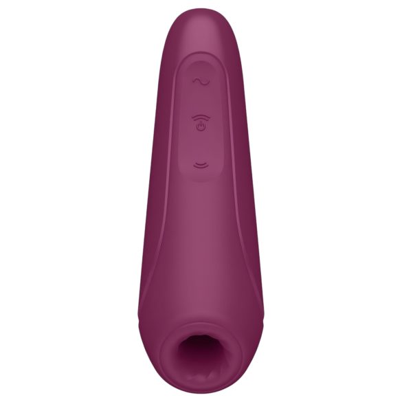 Satisfyer Curvy 1+ - stimolatore clitorideo onde d’aria smart - rosso