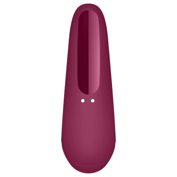 Satisfyer Curvy 1+ - stimolatore clitorideo onde d’aria smart - rosso