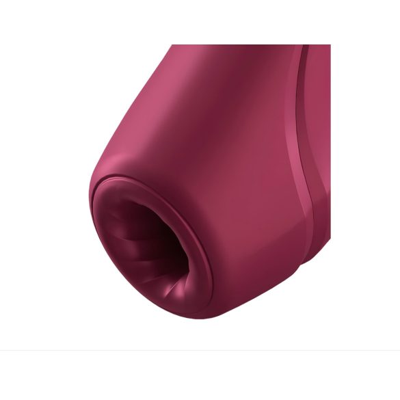 Satisfyer Curvy 1+ - stimolatore clitorideo onde d’aria smart - rosso