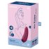 Satisfyer Curvy 1+ - stimolatore clitorideo onde d’aria smart - rosso