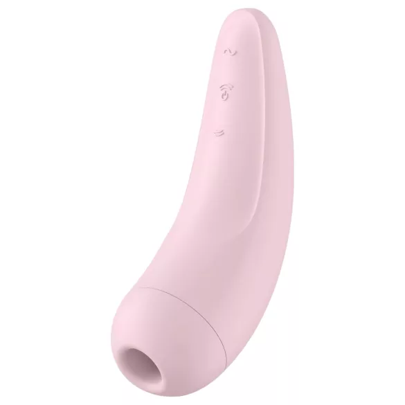 Satisfyer Curvy 2+ - stimolatore clitoride onde d’aria smart - rosa