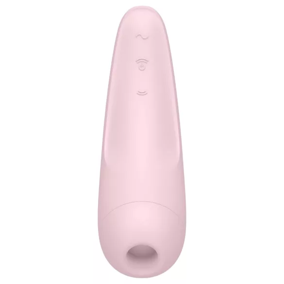Satisfyer Curvy 2+ - stimolatore clitoride onde d’aria smart - rosa