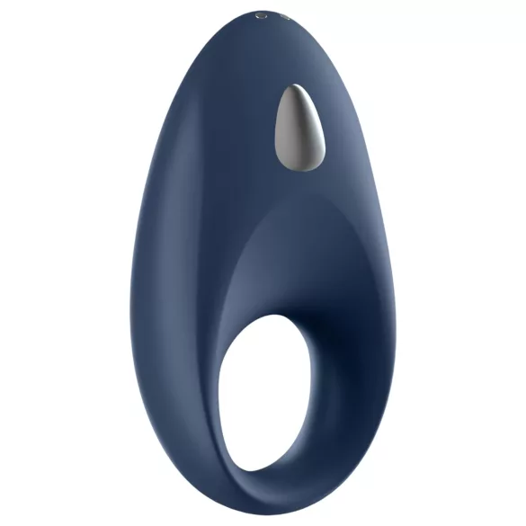 Satisfyer Mighty One - anello vibrante intelligente - silicone blu