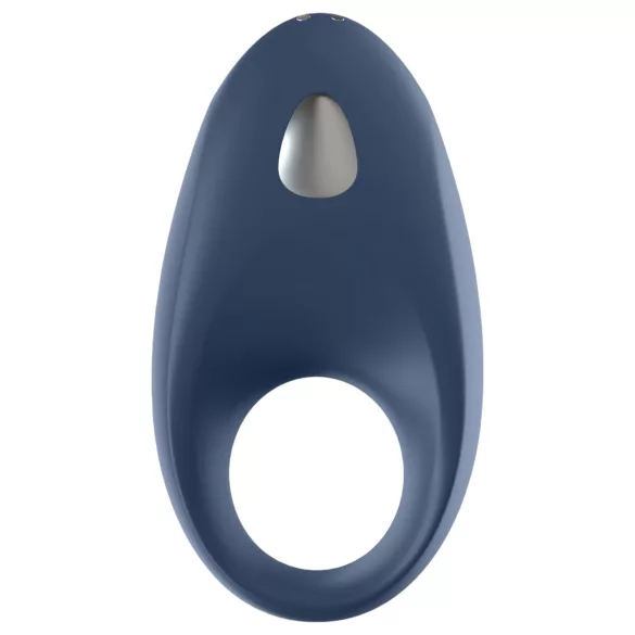 Satisfyer Mighty One - anello vibrante intelligente - silicone blu