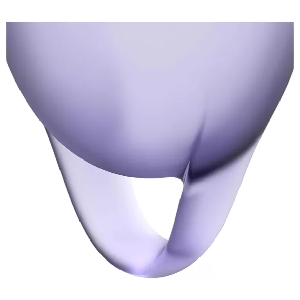 Satisfyer Feel Confident - coppette mestruali set - silicone viola