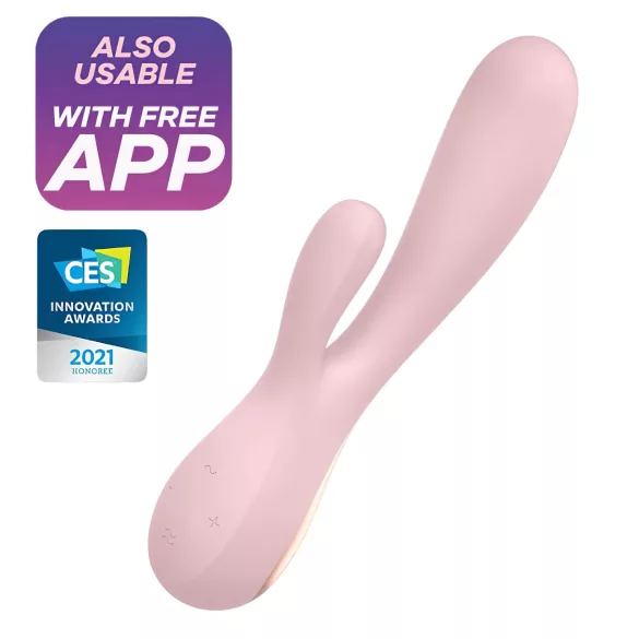 Satisfyer Mono Flex - vibratore controllato tramite app (rosa)