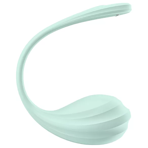 Satisfyer Smooth Petal - Ovulo vibrante controllato via app (verde)