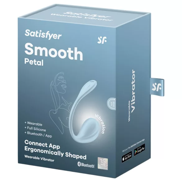 Satisfyer - ovetto vibrante telecomandato - liscio - silicone blu